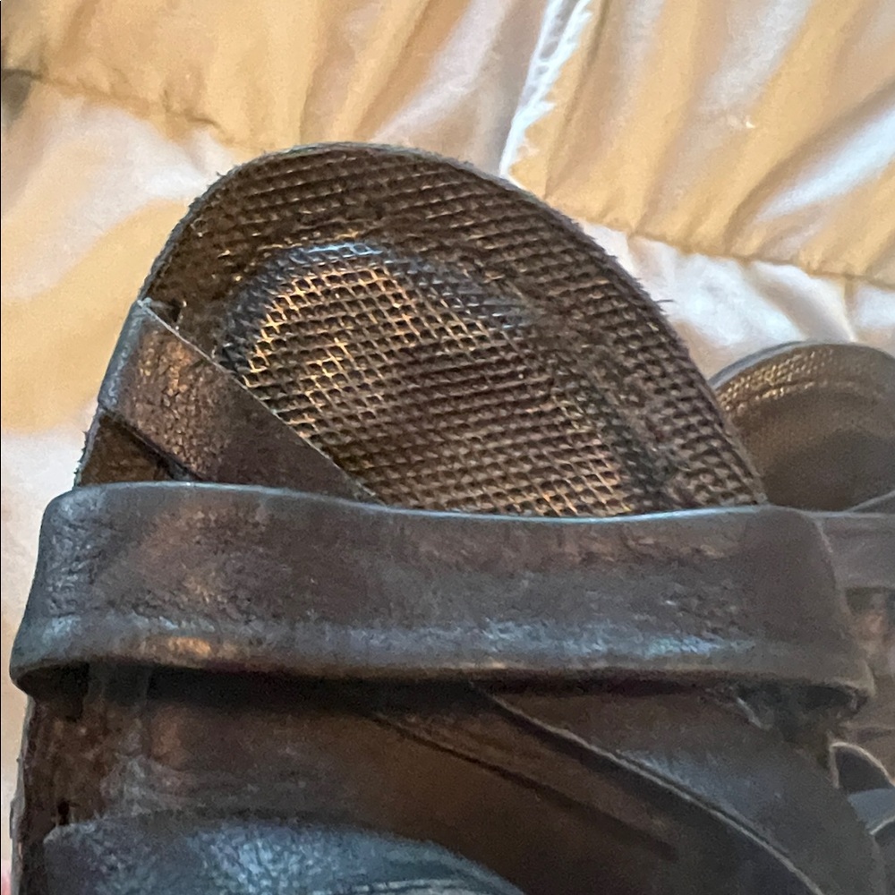 Rare AS98 Ryker leather gladiator sandals with metal accents - Picture 7 of 8